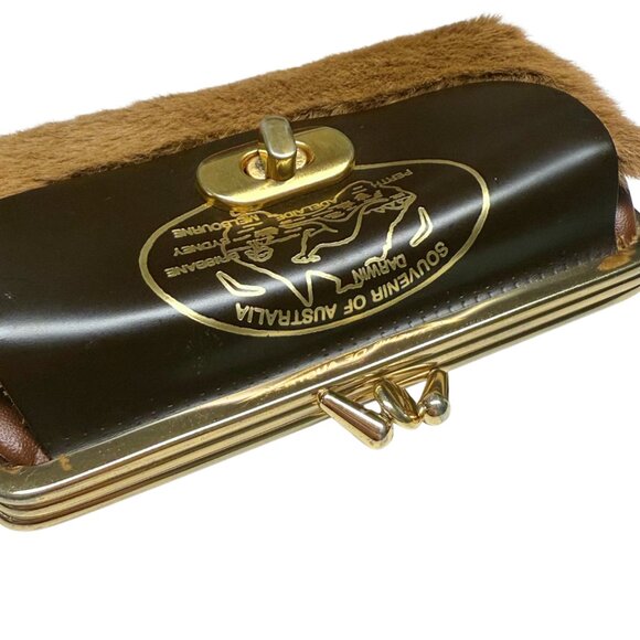 Vintage 1970s–80s Australian Kangaroo Fur & Leather Coin Purse – Lispeer Trading - Picture 7 of 14